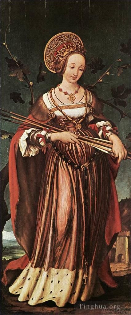 Hans Holbein the Younger Oil Painting - St Ursula