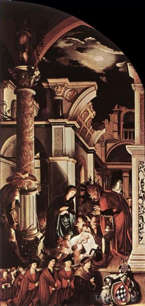 Artist Hans Holbein the Younger's Work - The Oberried Altarpiece right wing
