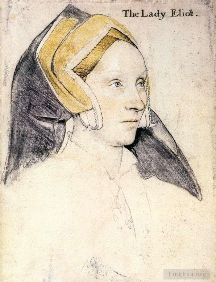 Hans Holbein the Younger Various Paintings - Lady Elyot