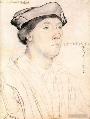 Artist Hans Holbein the Younger's Work - Portrait of Sir Richard Southwell
