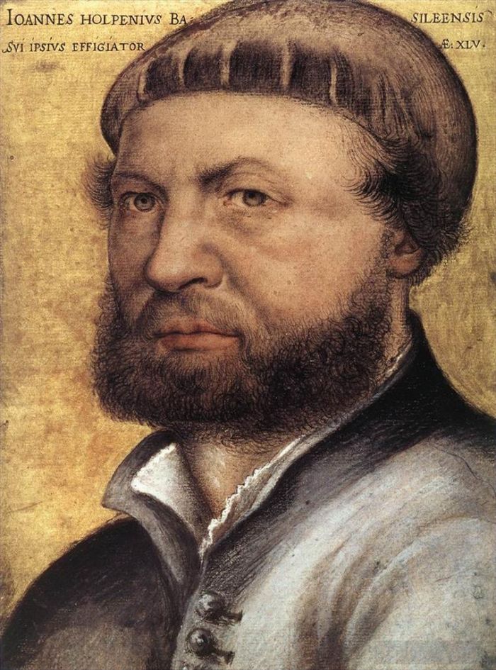 Hans Holbein the Younger Various Paintings - Self Portrait