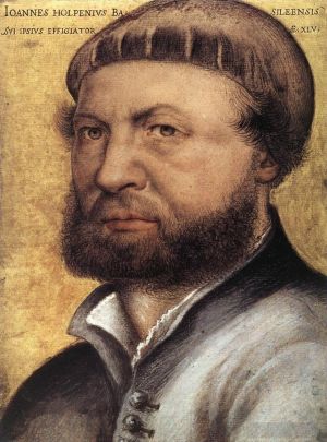 Artist Hans Holbein the Younger's Work - Self Portrait