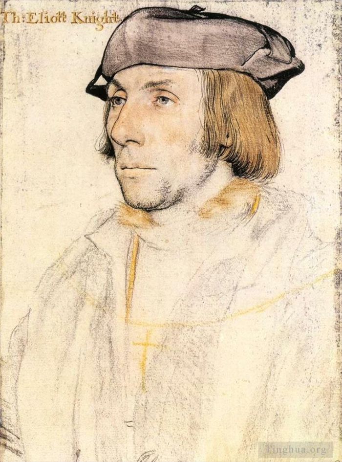 Hans Holbein the Younger Various Paintings - Sir Thomas Elyot