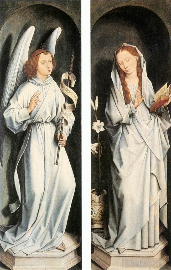 Hans Memling Oil Painting - Annunciation
