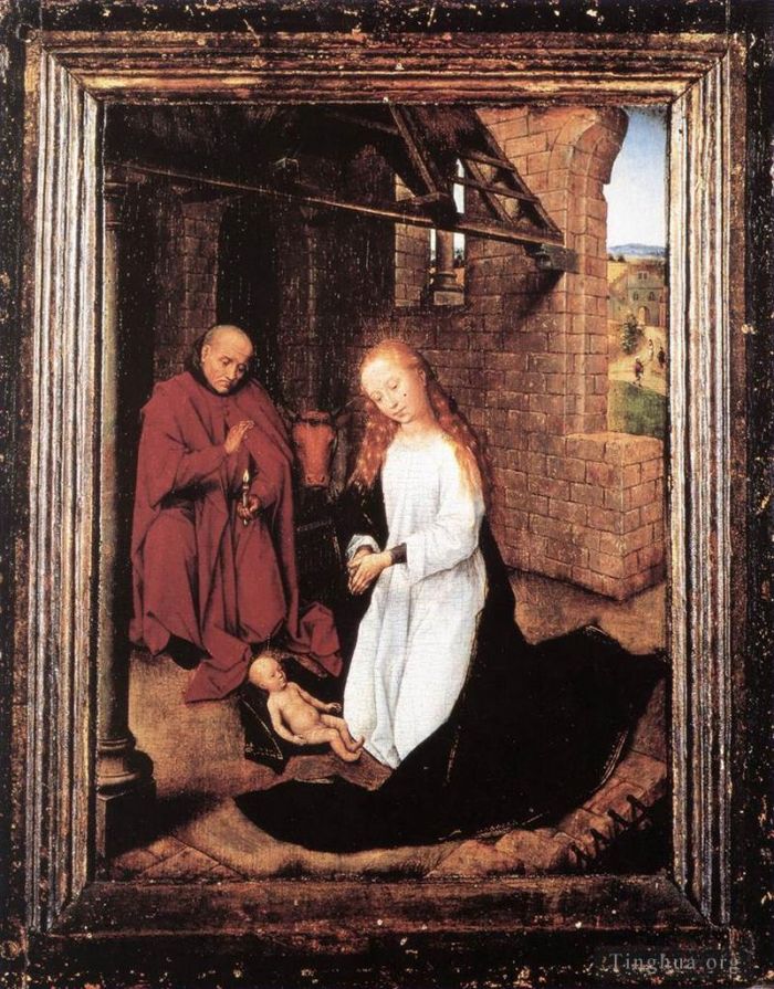 Hans Memling Oil Painting - Nativity 1470