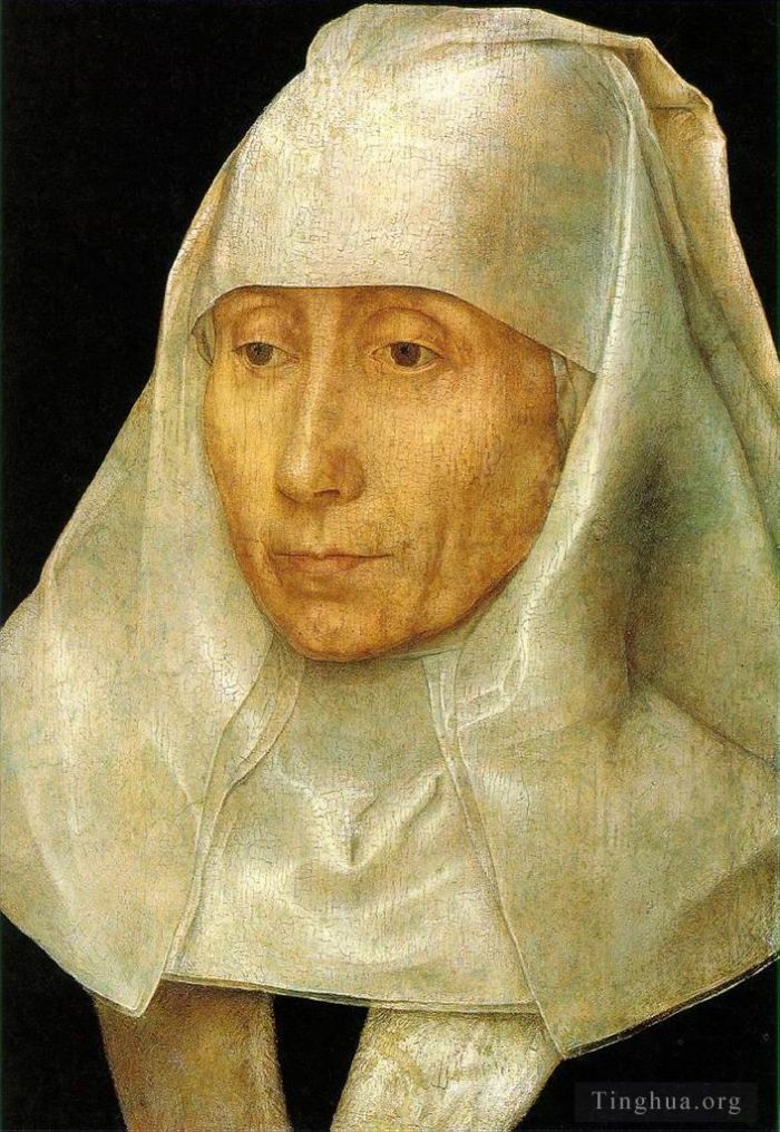 Hans Memling Oil Painting - Portrait of an Old Woman