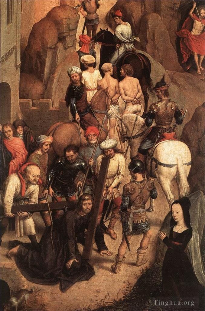 Hans Memling Oil Painting - Scenes from the Passion of Christ 1470detail3