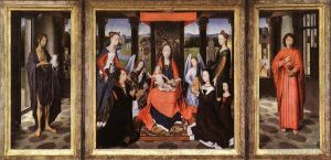 Artist Hans Memling's Work - The Donne Triptych 1475