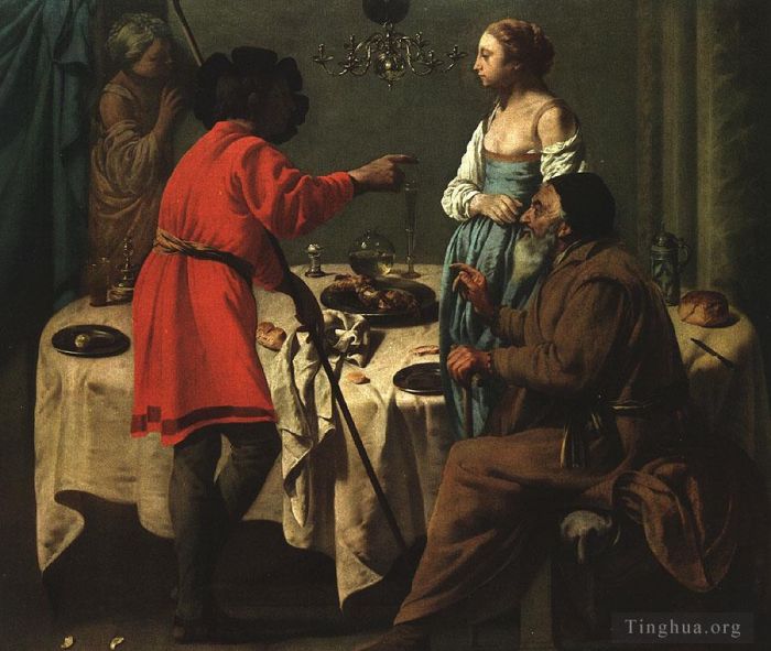Hendrick ter Brugghen Oil Painting - Jacob Reproaching Laban 1627