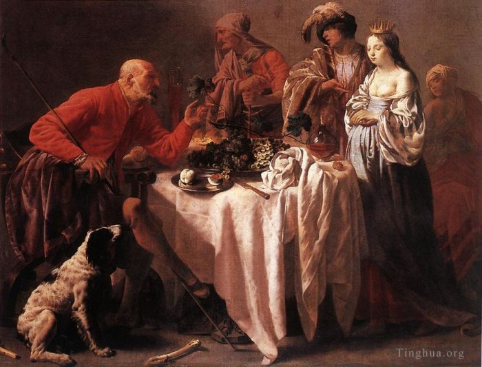 Hendrick ter Brugghen Oil Painting - Jacob Reproaching Laban
