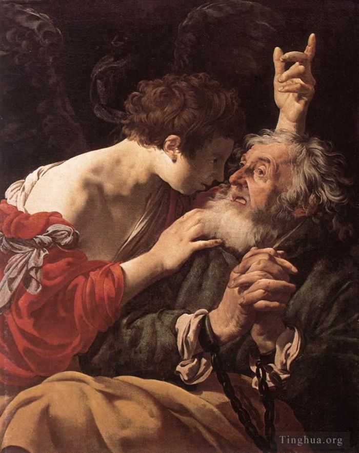 Hendrick ter Brugghen Oil Painting - The Deliverance Of St Peter