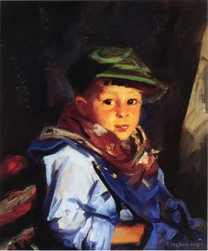 Artist Henri Robert's Work - Boy with a Green Cap aka Chico