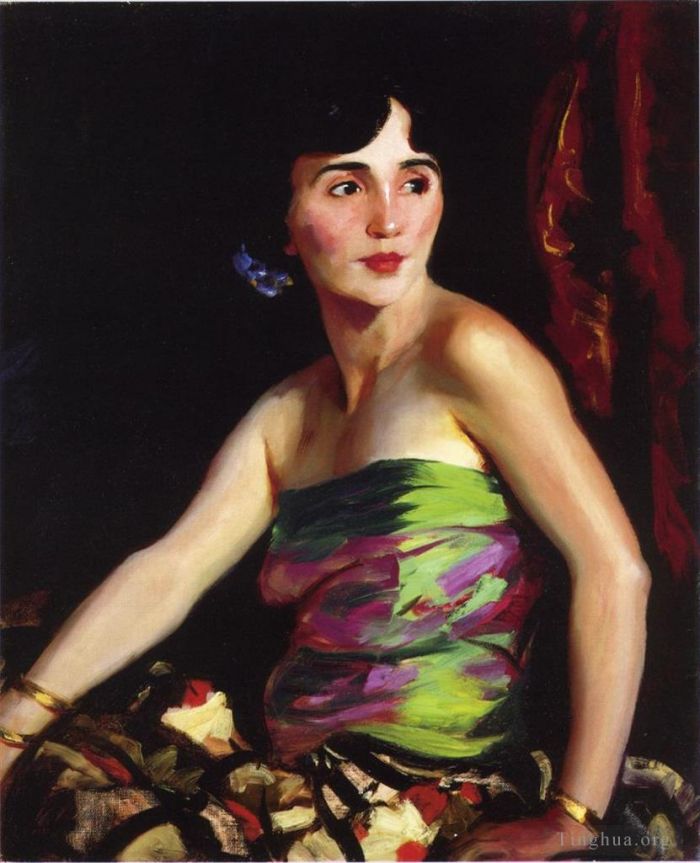 Henri Robert Oil Painting - Isolina Maldonado Spanish Dancer