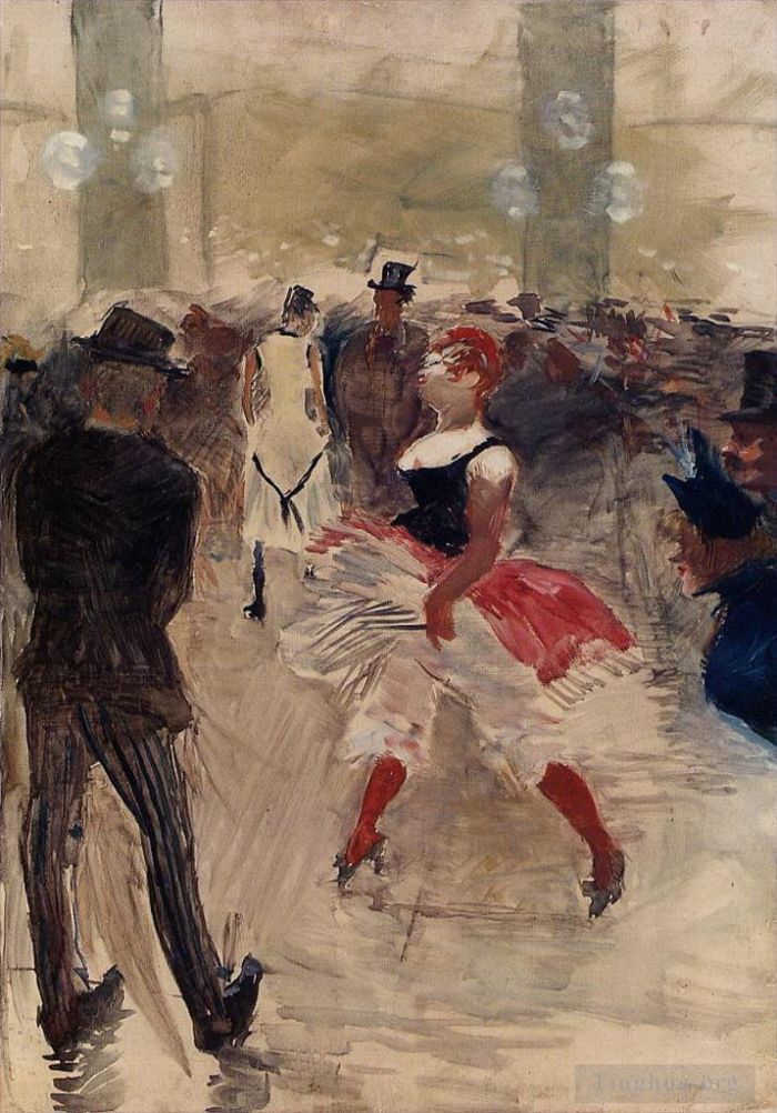 Henri de Toulouse-Lautrec Various Paintings - A l elysee montmartre 1888