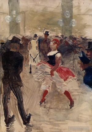 Artist Henri de Toulouse-Lautrec's Work - A l elysee montmartre 1888