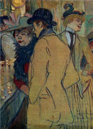 Artist Henri de Toulouse-Lautrec's Work - Alfred la guigne 1894