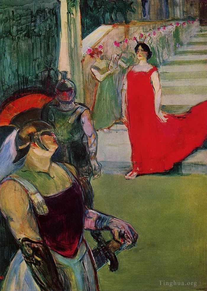 Henri de Toulouse-Lautrec Various Paintings - Messaline 1901