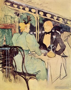 Artist Henri de Toulouse-Lautrec's Work - The ambassadors people chics 1893