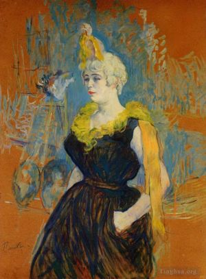 Artist Henri de Toulouse-Lautrec's Work - The clown cha u kao 1895