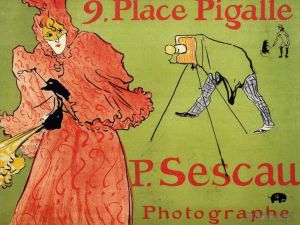 Artist Henri de Toulouse-Lautrec's Work - The photagrapher sescau 1894