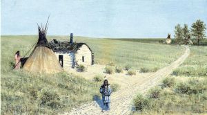 Artist Henry Farny's Work - Fort Totten Trail