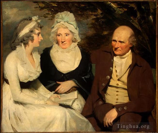 Henry Raeburn Oil Painting - 5 John Johnstone Betty Johnstone and Miss Wedderburn