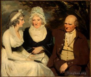 Artist Henry Raeburn's Work - 5 John Johnstone Betty Johnstone and Miss Wedderburn