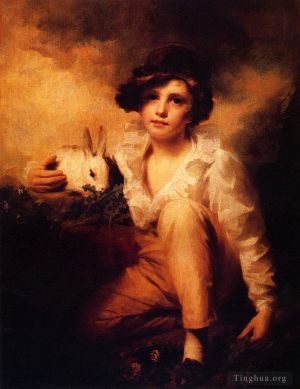Artist Henry Raeburn's Work - Boy And Rabbit