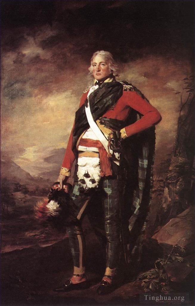 Henry Raeburn Oil Painting - Portrait of Sir John Sinclair