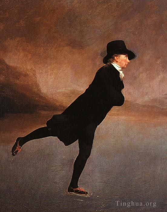 Henry Raeburn Oil Painting - The Reverend Robert Walker Skating