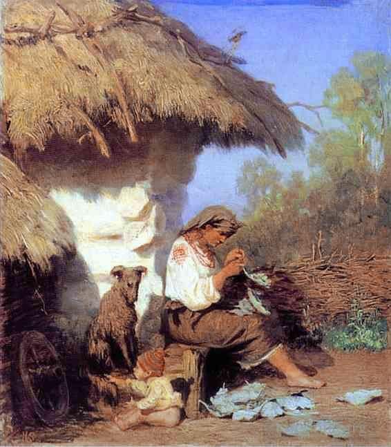 Henryk Siemiradzki Oil Painting - Country Idyll