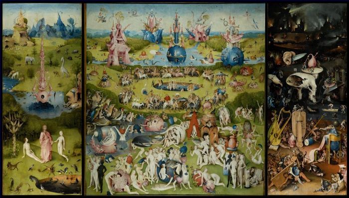 Hieronymus Bosch Oil Painting - The Garden of Earthly Delights