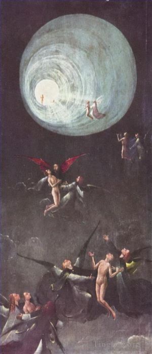 Artist Hieronymus Bosch's Work - Ascent of the blessed 1504