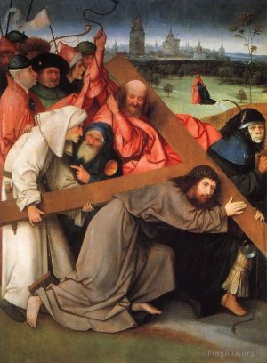 Artist Hieronymus Bosch's Work - Christ carrying the cross 1