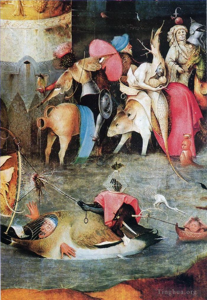 Hieronymus Bosch Oil Painting - Group of victims