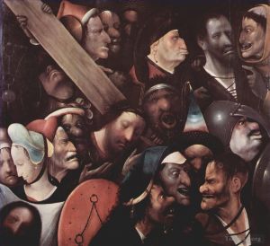 Artist Hieronymus Bosch's Work - The carrying of the cross 1480