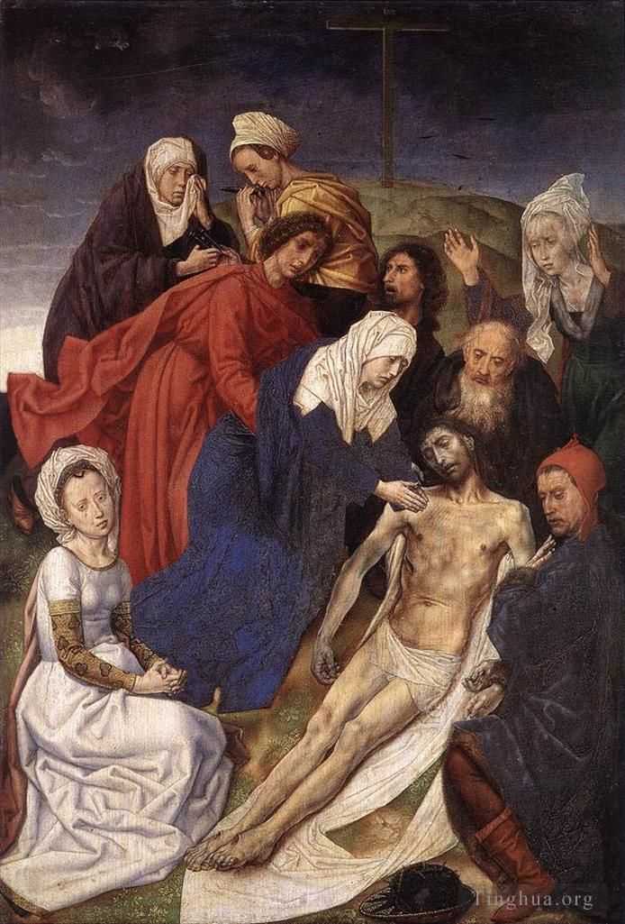 Hugo van der Goes Oil Painting - The Lamentation Of Christ