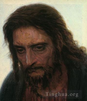 Ivan Kramskoi Oil Painting - Christ dt