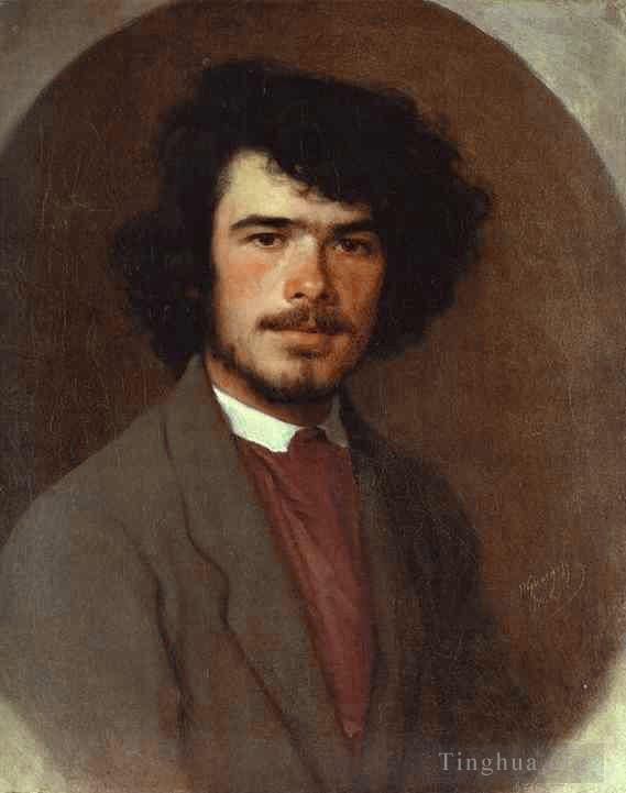 Ivan Kramskoi Oil Painting - Portrait of the Agronomist Vyunnikov