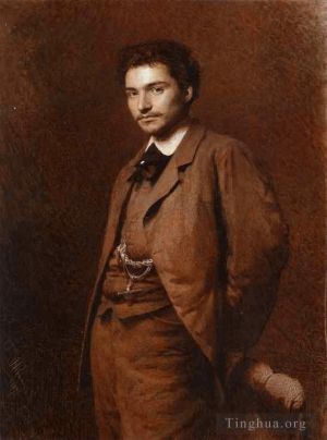 Artist Ivan Kramskoi's Work - Portrait of the Artist Feodor Vasilyev