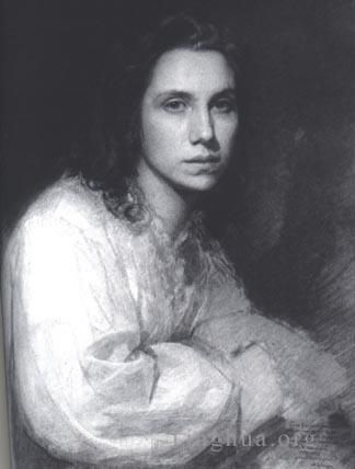 Ivan Kramskoi Oil Painting - Sophia