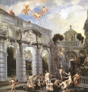 Artist Jacob Jordaens's Work - Nymphs at the Fountain of Love