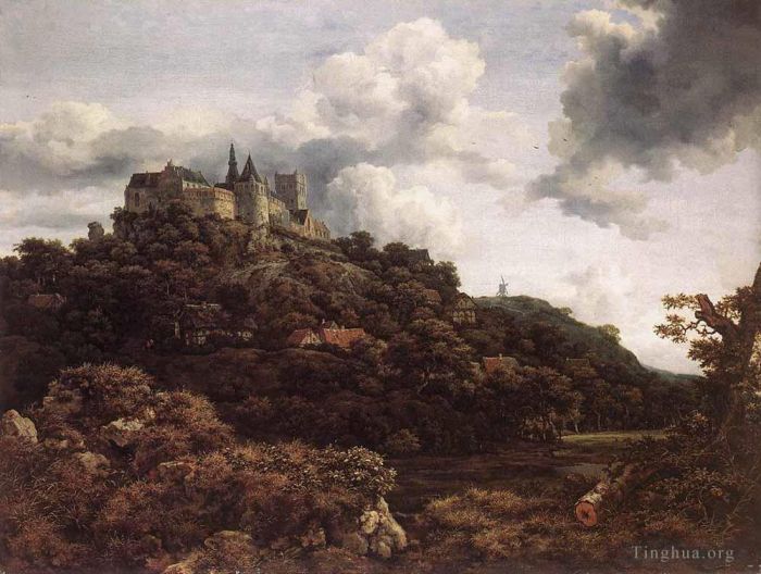 Jacob van Ruisdael Oil Painting - Bentheim Castle