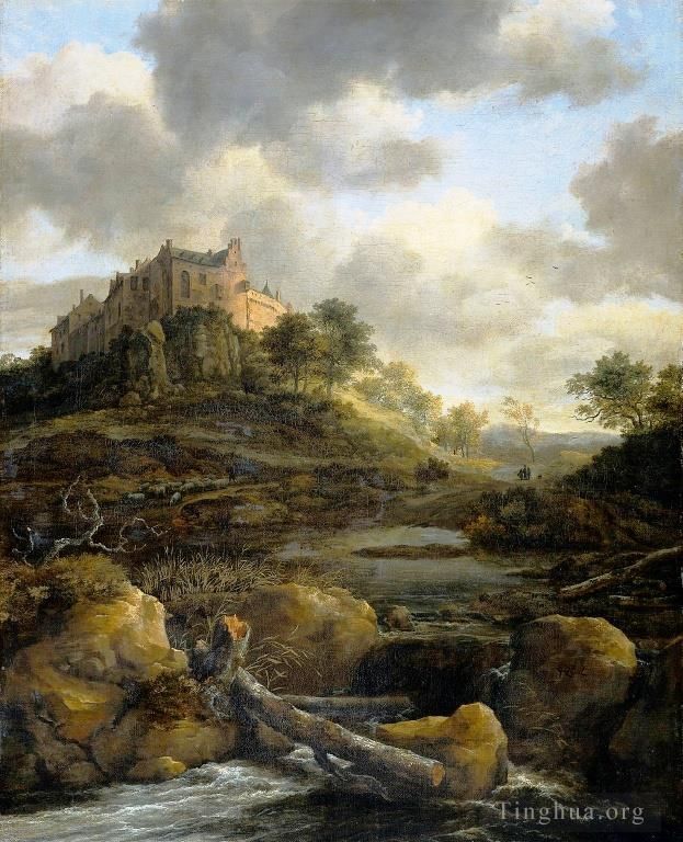 Jacob van Ruisdael Oil Painting - Castle