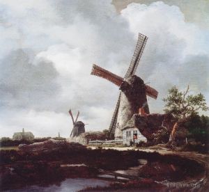 Artist Jacob van Ruisdael's Work - Mills