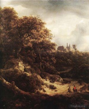 Artist Jacob van Ruisdael's Work - The Castle At Bentheim