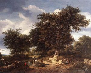 Artist Jacob van Ruisdael's Work - The Great Oak