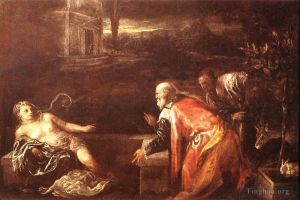 Artist Jacopo Bassano's Work - Susanna And The Elders