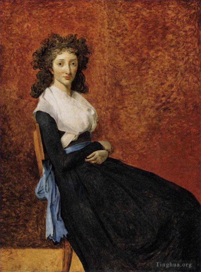 Jacques-Louis David Oil Painting - Madame Trudaine
