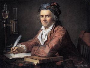 Artist Jacques-Louis David's Work - Portrait of Doctor Alphonse Leroy